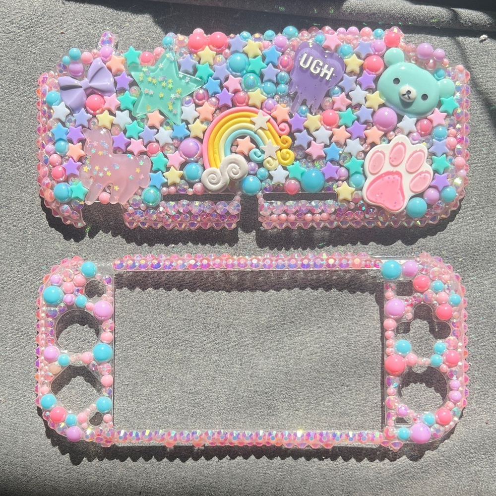 Colorful Beaded Game Console Case